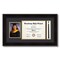 ArtToFrames 8.5x11 inch Diploma Frame with 5x7 Inch Image Opening and Tassel Opening - Framed with Black and Gold Mats, Comes with Regular Acrylic and Sawtooth Hanger for Wall Hanging (DIT-8.5x11)